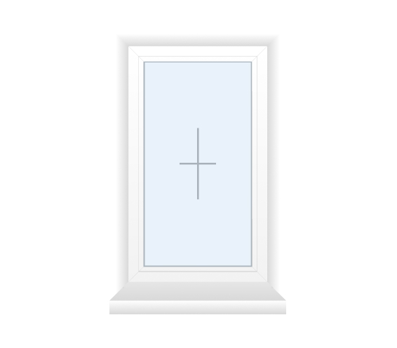 Окно 1-секционное VEKA Softline глухое